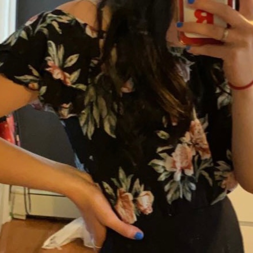 Floral Off-The-Shoulder Top